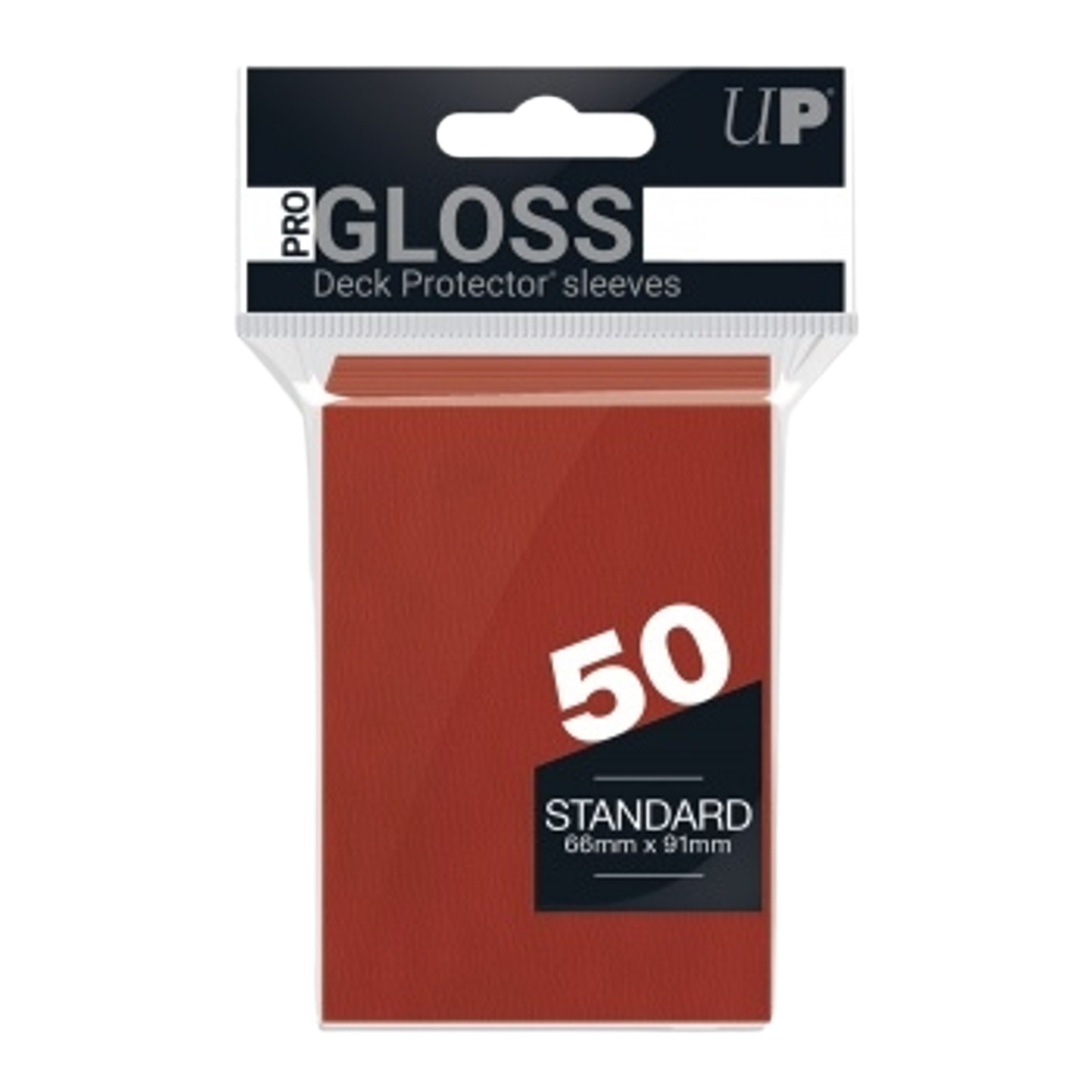 Ultra Pro Gloss Standard Sleeves - Red (50)