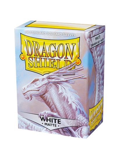 Dragon Shield Standard Size Sleeves - White (100)
